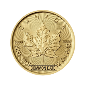 10-oz-Canadian-Gold-Maple-Leaf-Coin-Front